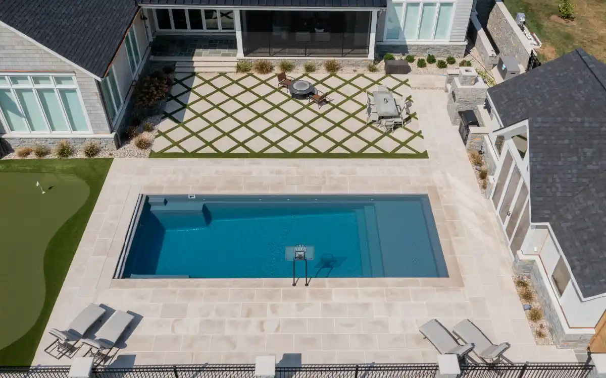 Pool_Installation-2SiteEvaluation Fiberglass swimming pool installation in Columbus Ohio step #2: Site evaluation