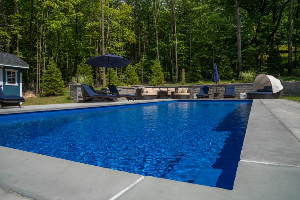 Fiberglass-Pools-Leisure-Pools-Hudson-Valley-014 Inground fiberglass pool installed by Leisure Pools Hudson Valley in Poughkeepsie, NY