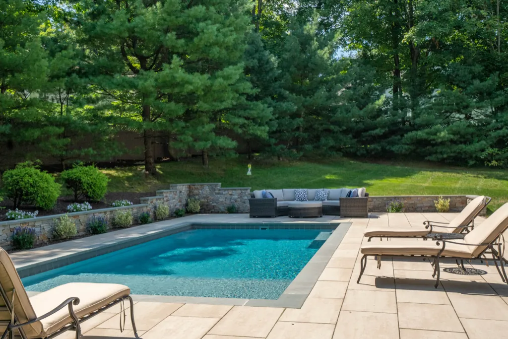Fiberglass-Pools-Leisure-Pools-Hudson-Valley-015 Inground fiberglass pool installed by Leisure Pools Hudson Valley in Middletown, NY