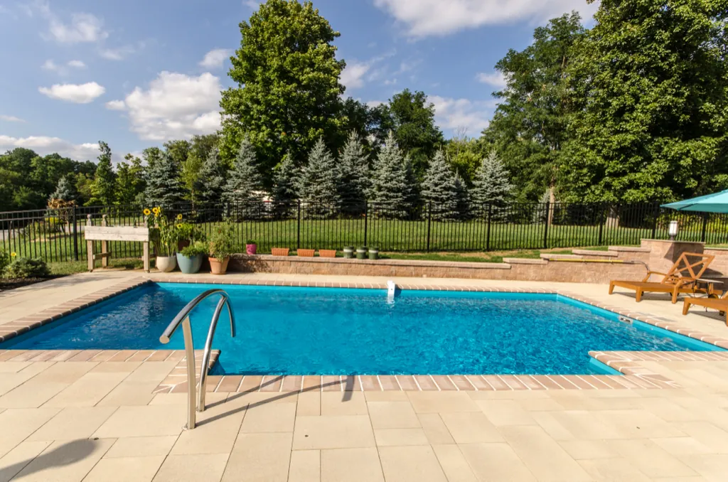 Fiberglass-Pools-Leisure-Pools-Hudson-Valley-016 Inground fiberglass pool installed by Leisure Pools Hudson Valley in Scarsdale, NY