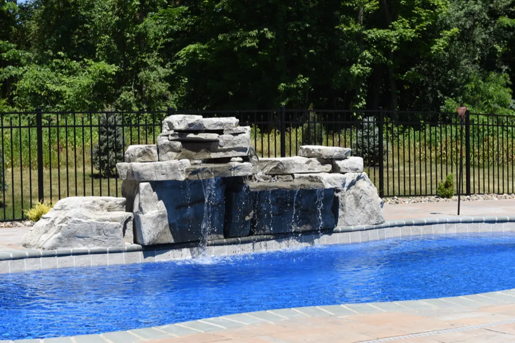 Fiberglass-Pools-Leisure-Pools-Hudson-Valley-021 Inground fiberglass pool installed by Leisure Pools Hudson Valley in Beacon, NY