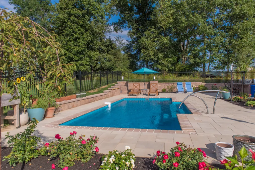 Fiberglass-Pools-Leisure-Pools-Hudson-Valley-024 Inground fiberglass pool installed by Leisure Pools Hudson Valley in Patterson, NY
