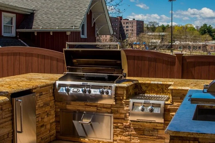 outdoor-kitchens Leisure Pools Hudson Valley offers outdoor kitchens in Highland Falls, NY